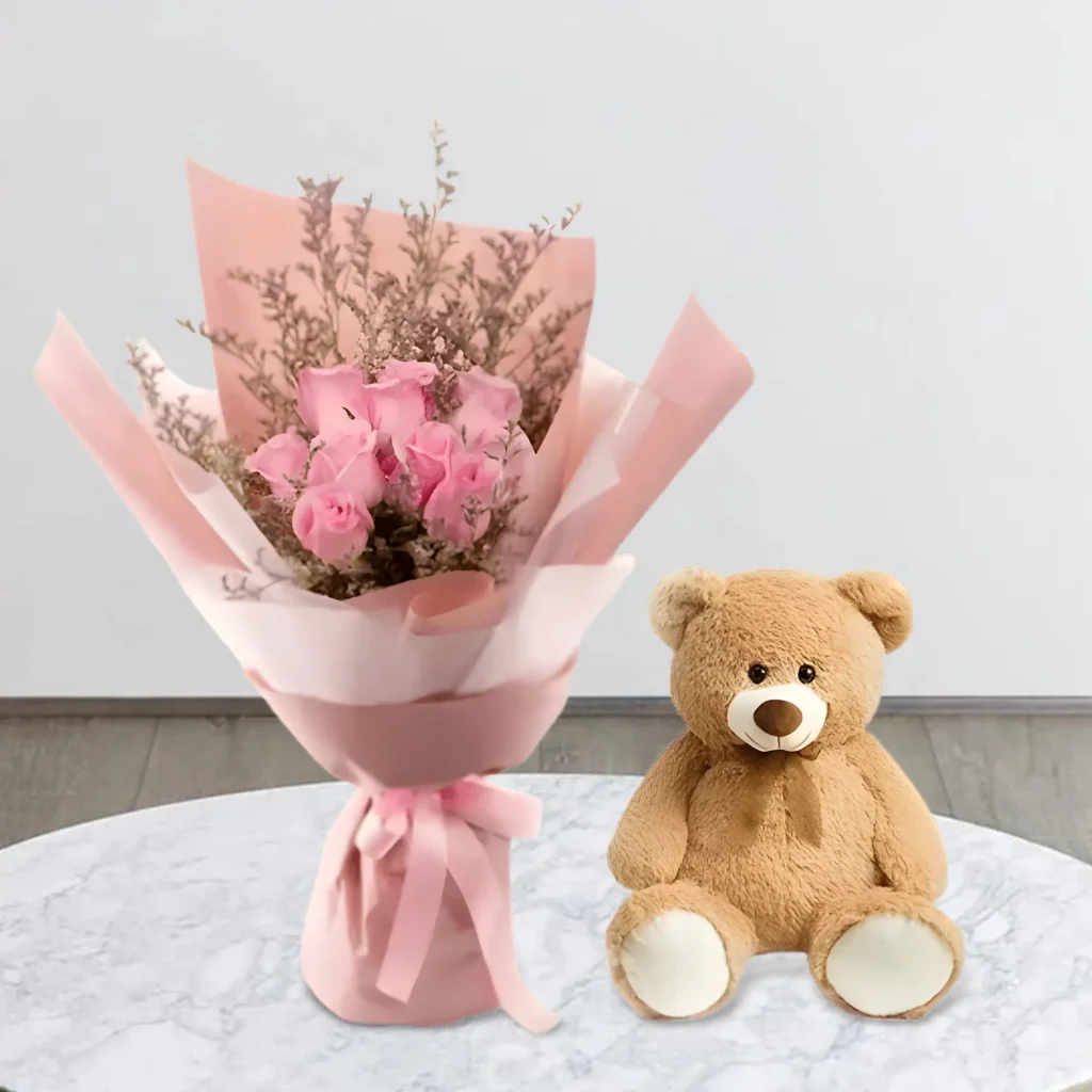 Desperate Pink and Teddy Bear