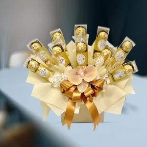 Golden Ferrero Bouquet