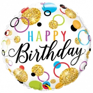 Happy Birthday Helium Foil Balloon Gift in Dubai