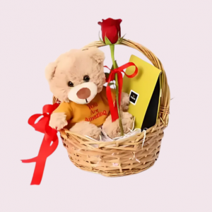 Romantic Gift Basket with Patchi Chocolates in Dubai