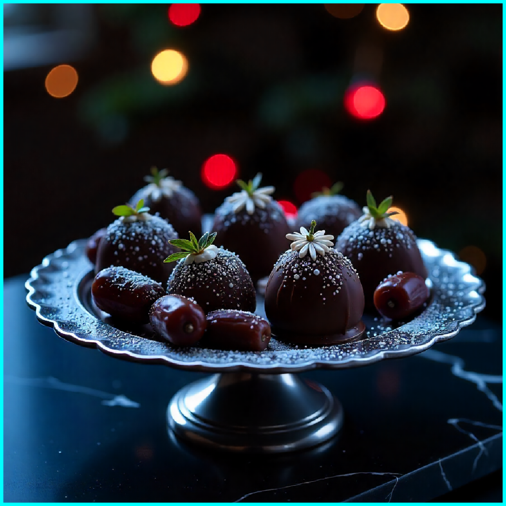 Chocolate-covered strawberries and dates for Christmas gifting in UAE