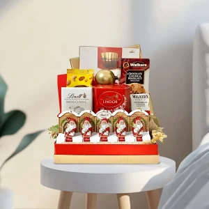 Christmas Classic Gift Box with chocolates, biscuits and festive treats in Dubai, UAE