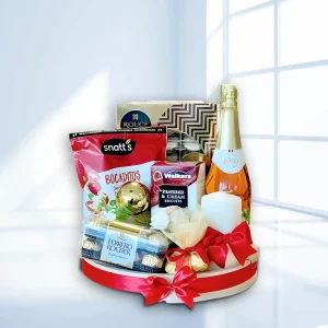 Christmas Royale luxury Christmas Gift box with Ferrero Rocher, Belgian chocolates and grape juice in Dubai UAE
