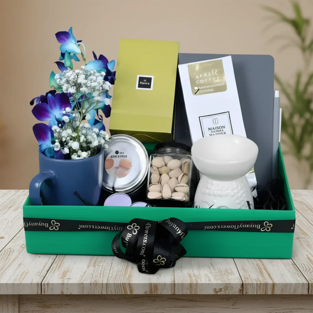 Coffee and Notebook Chocolate Hamper Birthday gifts UAE
