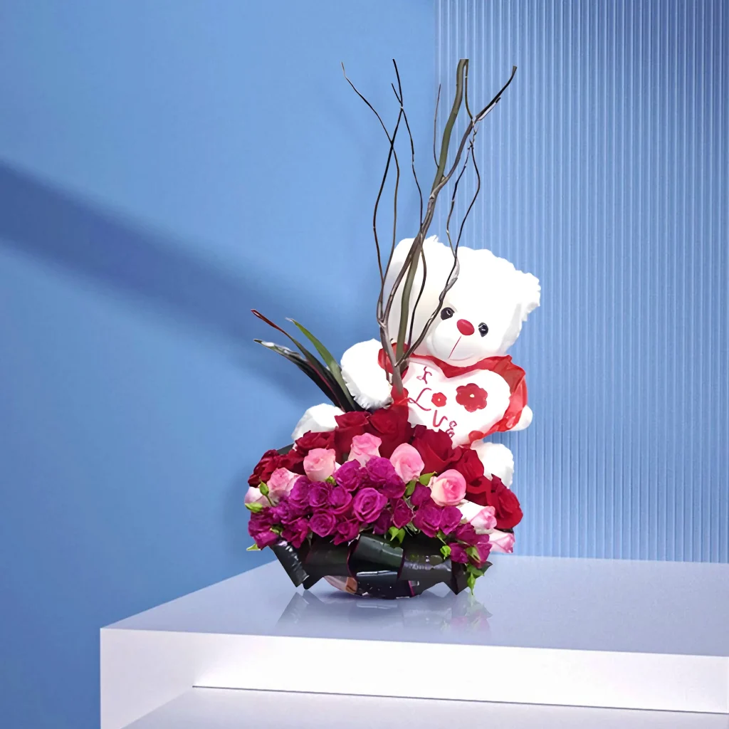 Marvelous Anniversary Flowers Gift dubai
