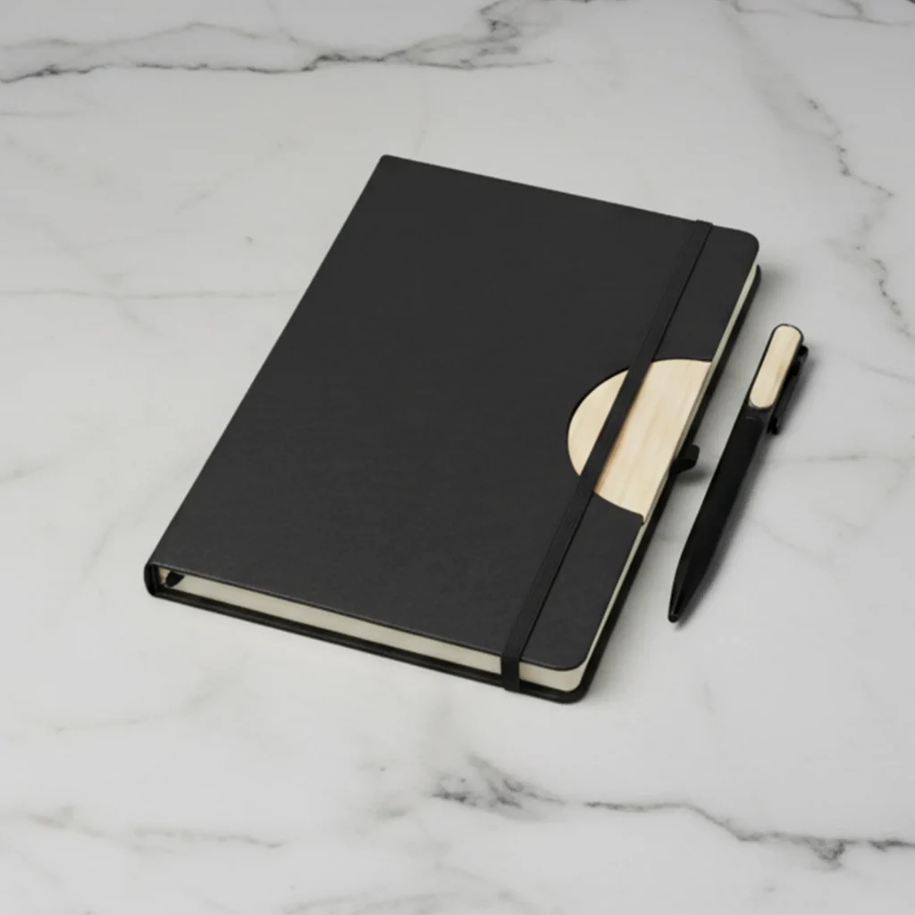 Bunde A5 Notebook and Pen eco friendly gift set UAE