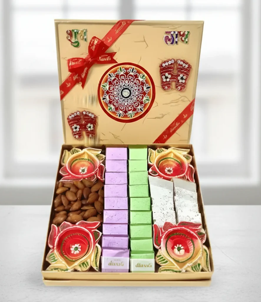 Best Wishes Always Diwali Gift Box – Chocolates & Sweets UAE