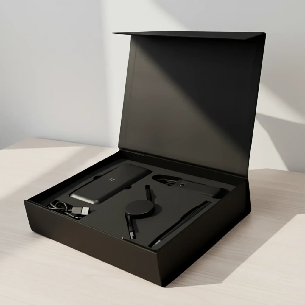 Black Leather Gift Set – Executive Corporate Gifts UAE
