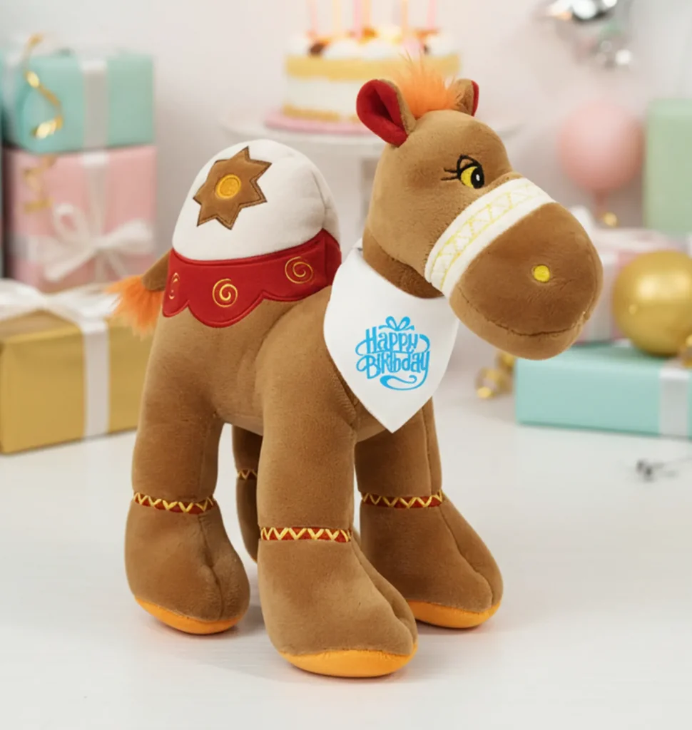 Birthday Bandana Camel Plush Toy Gift in the UAE