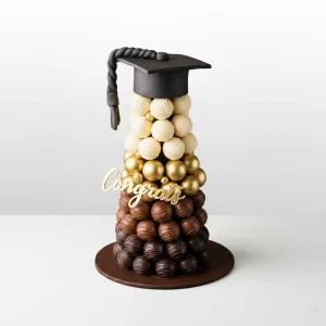 Chocolate Truffles Tower Graduation Theme