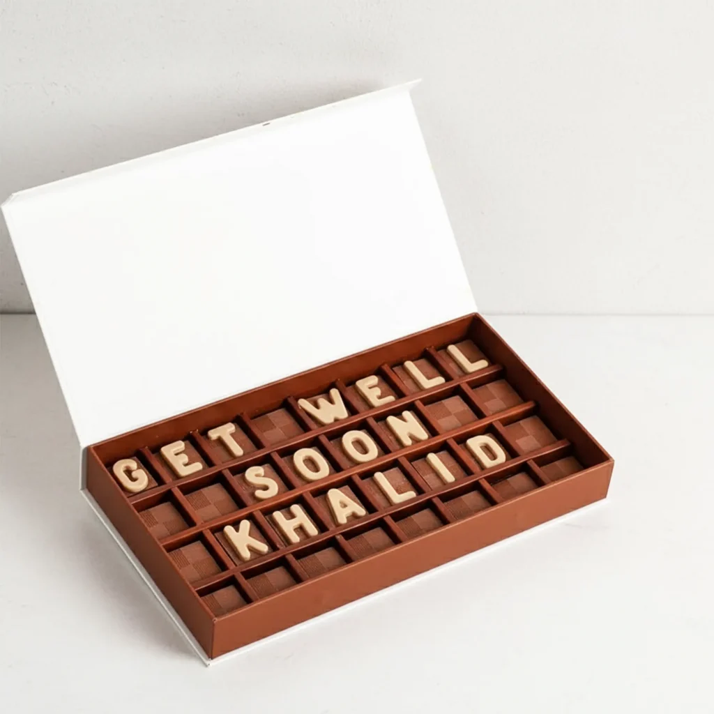 Customize Get Well Soon Chocolates By Sweecho