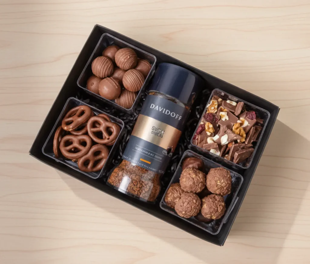 Davidoff Gift Set – Coffee, Chocolate, Truffles & Praline Nuts
