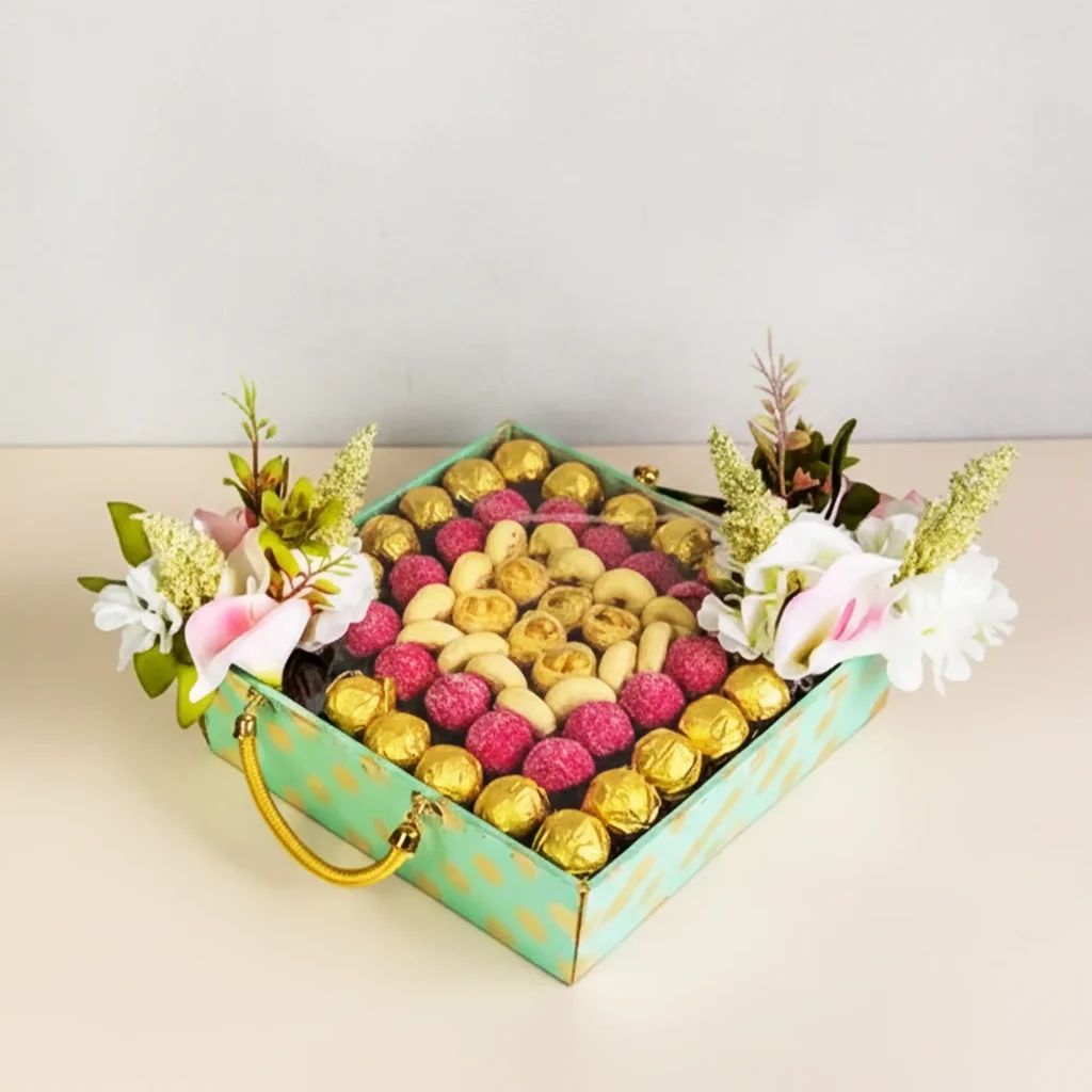 Diwali Gift Tray with Chocolates, Baklava & Cookies – Happy Shop UAE