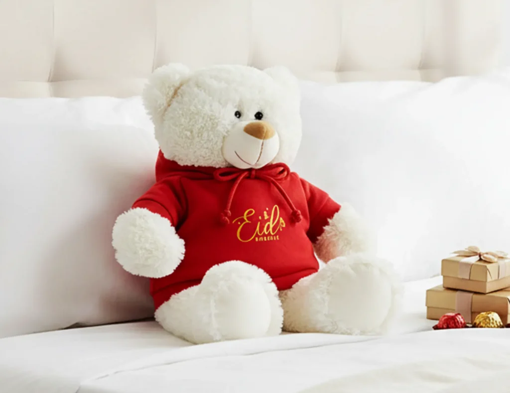 Eid Mubarak Bear Celebrate with Cuddles