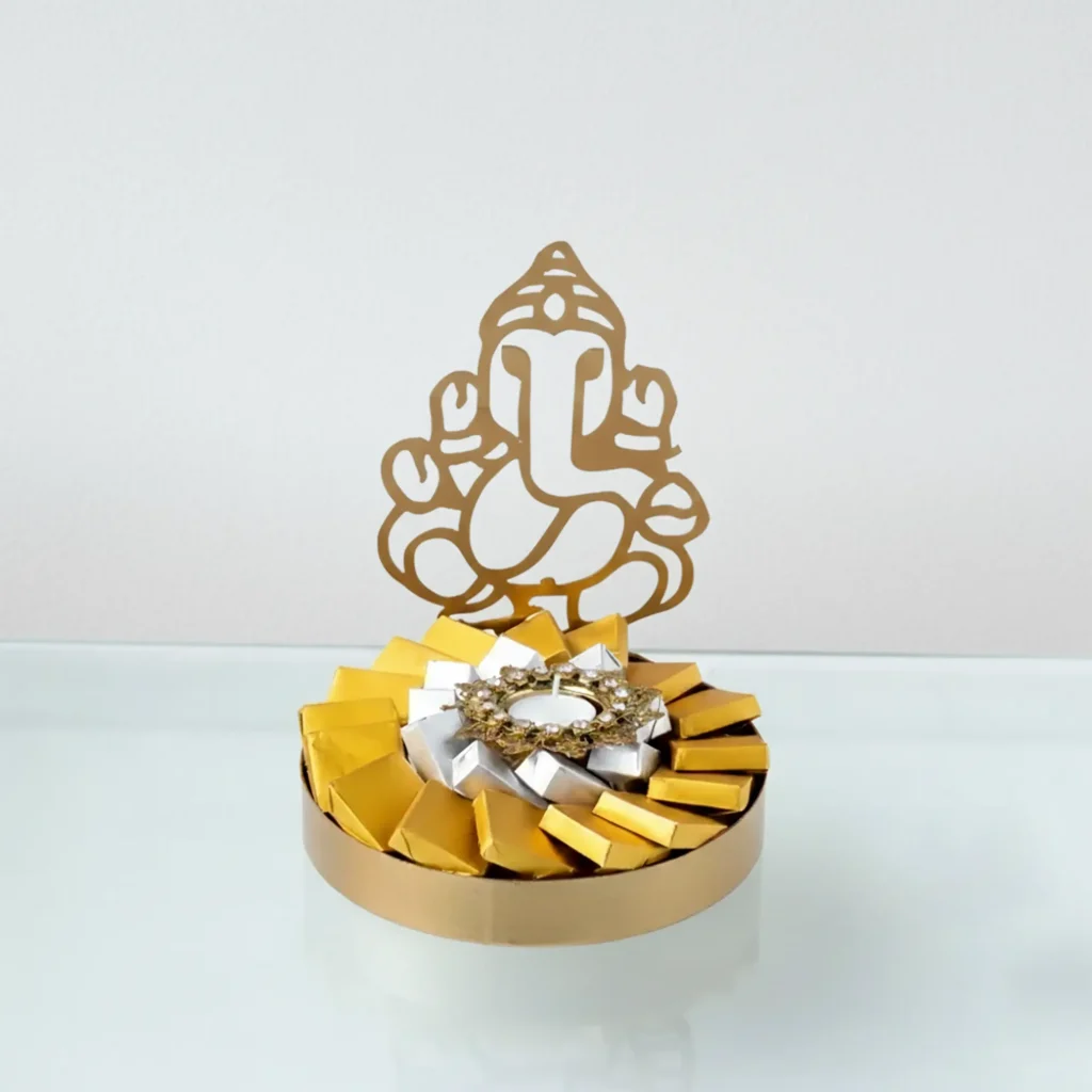 Ganesha Hamper with Diya UAE Diwali Festive Gifts