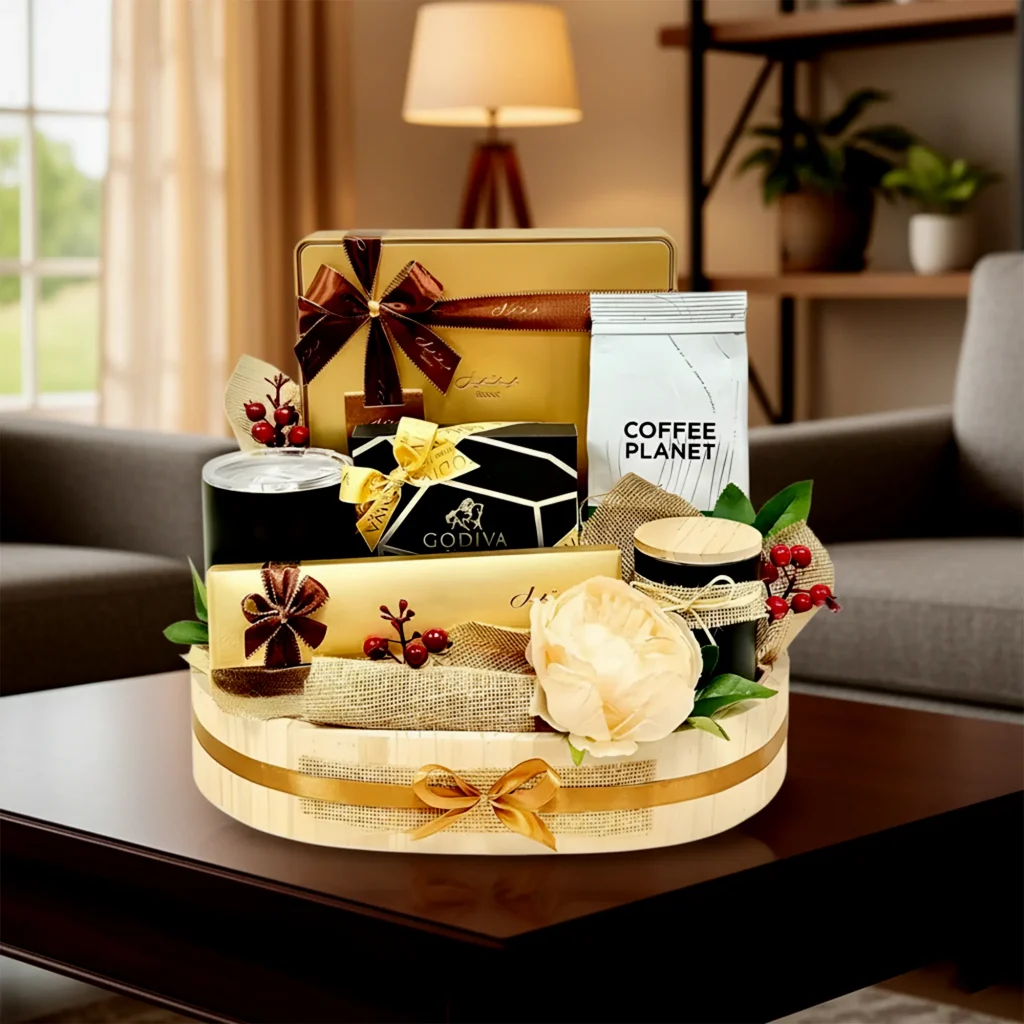 Gold Sparkle Birthday Gift Hamper in Dubai