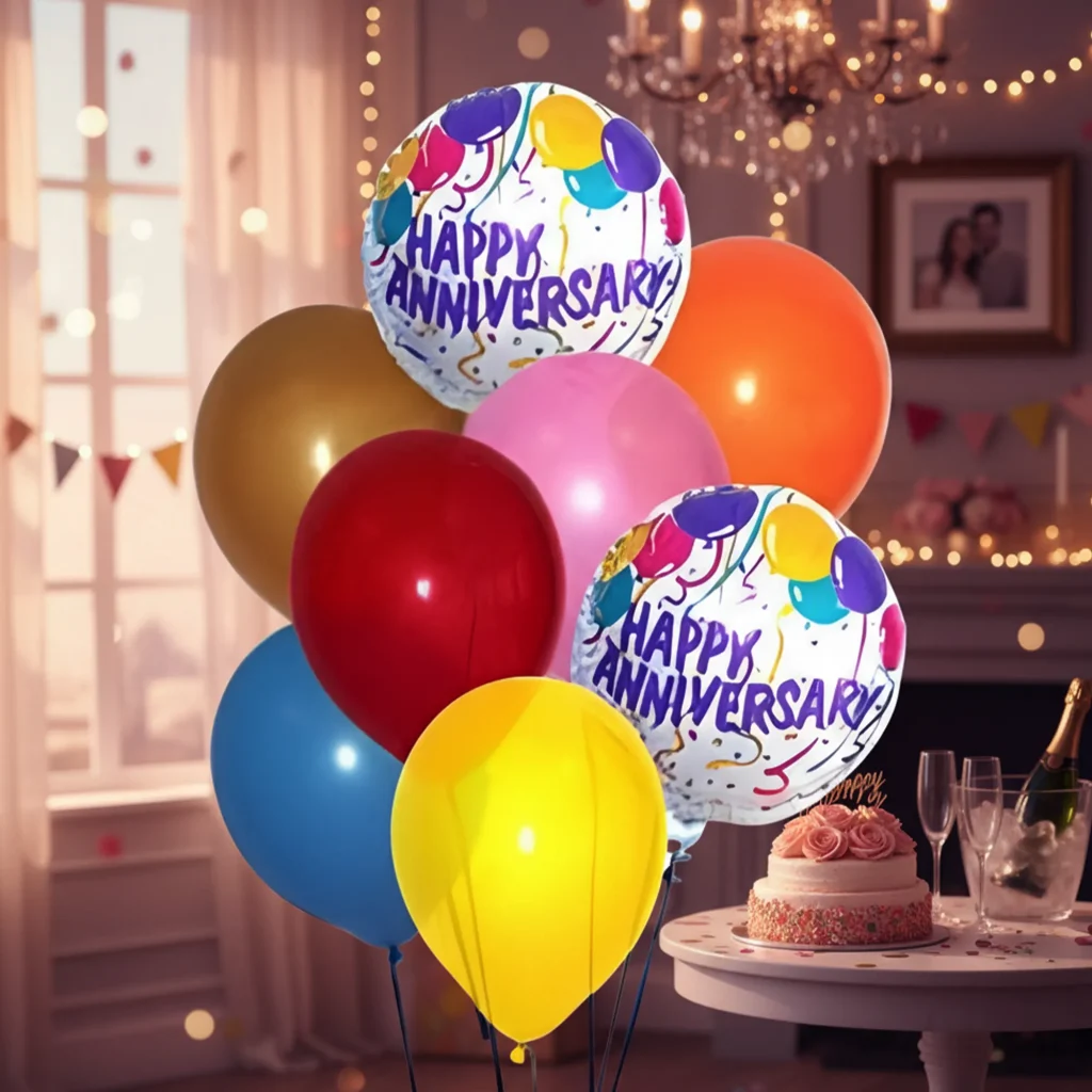 Happy Anniversary Balloon Bouquet