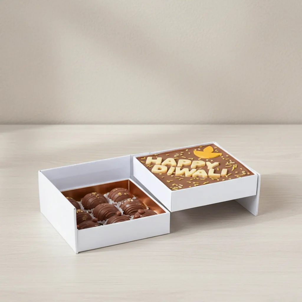 Happy Diwali Bar and Truffles- uae chocolates gifts