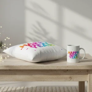 Happy New Year Cushion Personalised Gifts Dubai,UAE