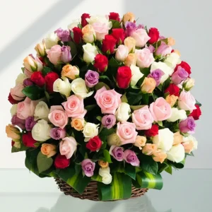 Lavish Roses – luxury flower arrangement with premium roses for New Year gifts