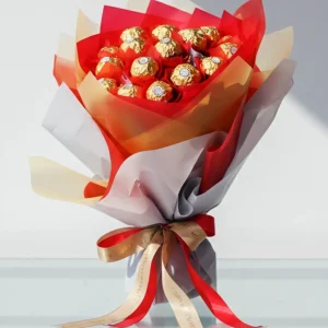 Love 16 Pcs Ferrero Rocher Bouquet in duabi and the UAE