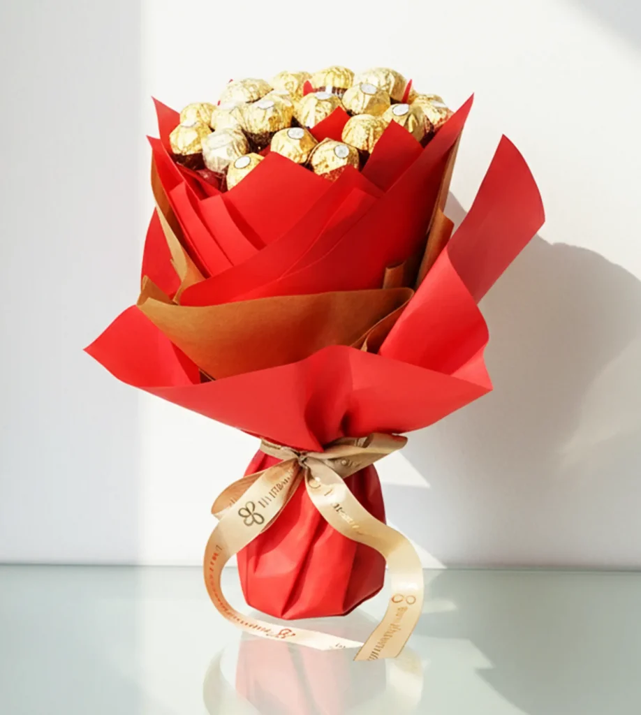 Love 24 Pcs Ferrero Rocher Bouquet – Premium Chocolate Gift UAE