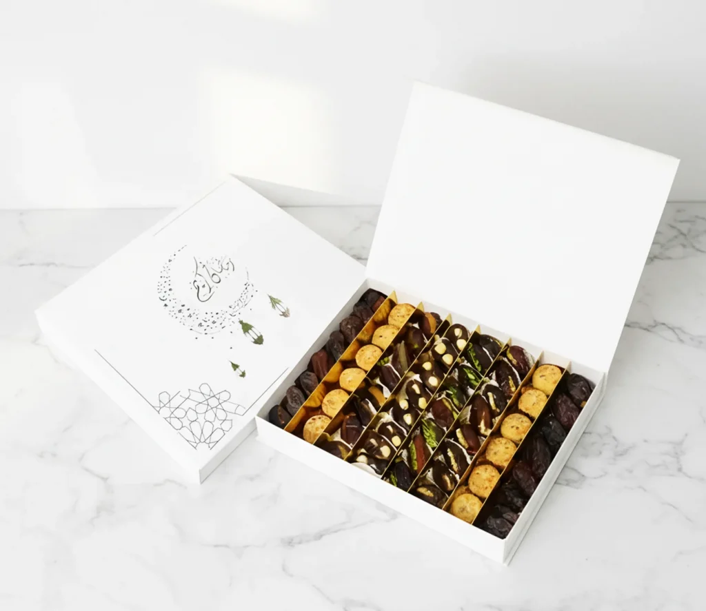 Ramadan Stuffed Dates and Mamoul Gift Box