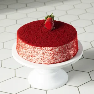 Red Velvet Cake with Strawberry
