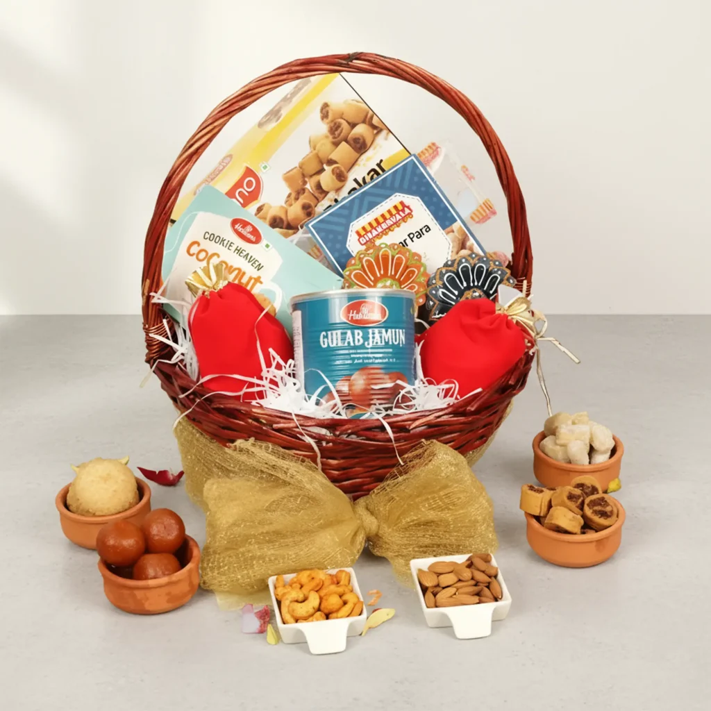 Sweet and Spicy Diwali Gift Basket from Happy Shop UAE
