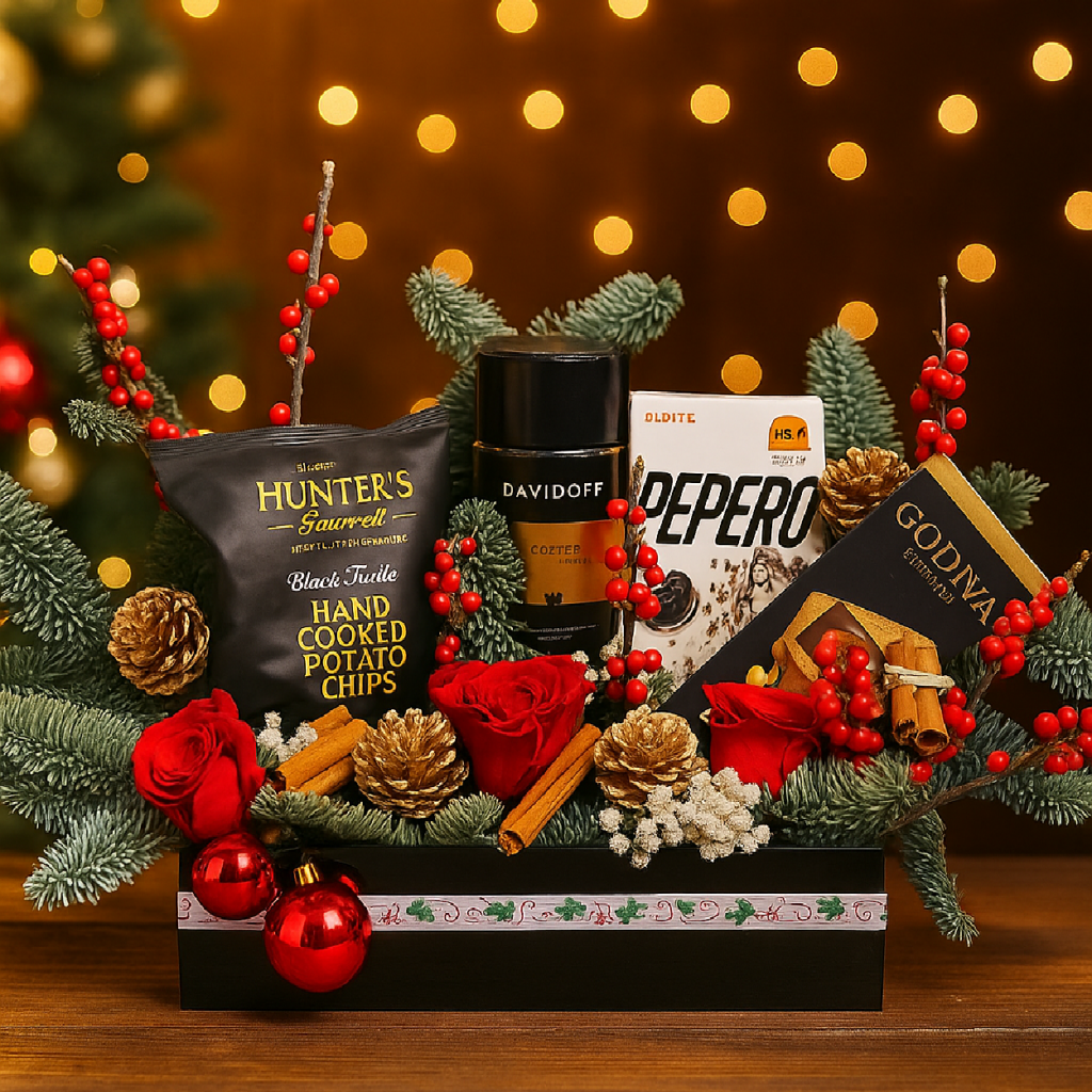 Midnight Gift Hamper with premium coffee and chocolates in the UAE
