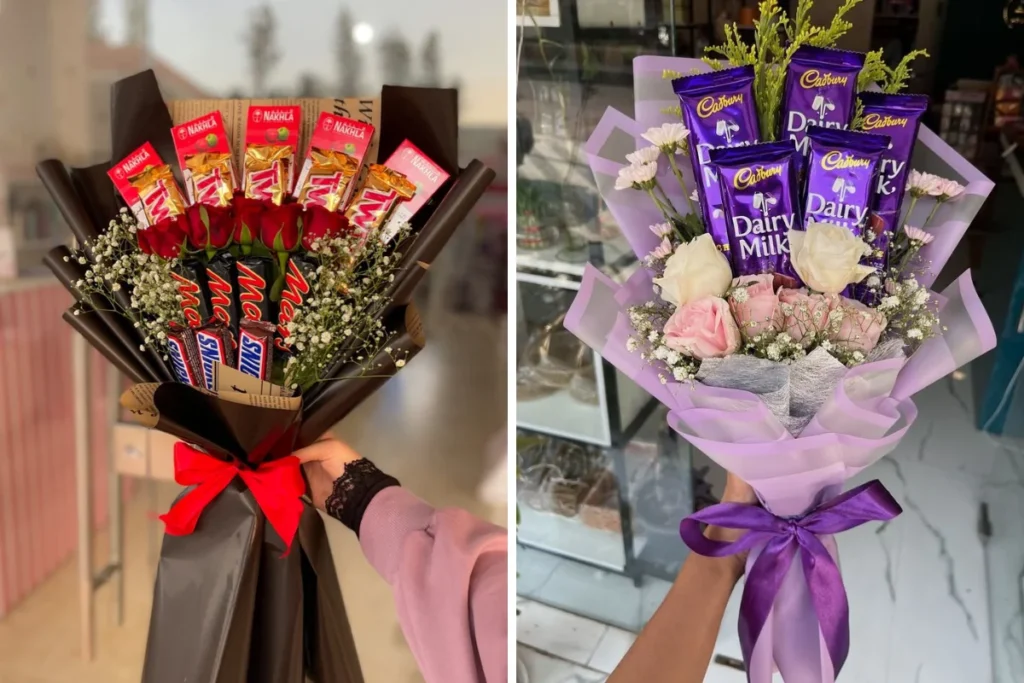 5 Beautiful chocolate flower bouquet in Dubai
