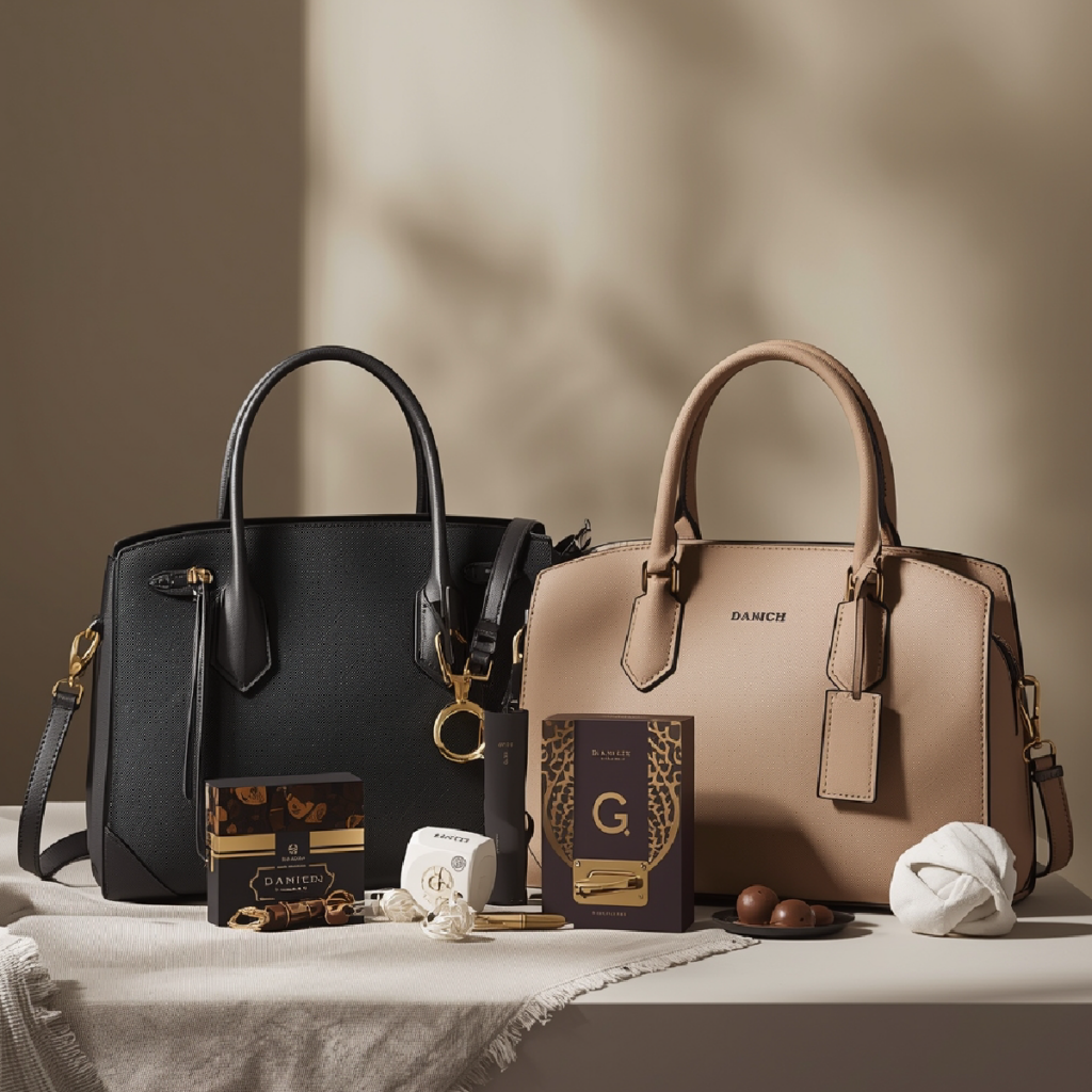 Designer accessory gift ideas for women in Dubai with luxury chocolate hampers